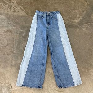 Urban outfitters cute wide leg jeans